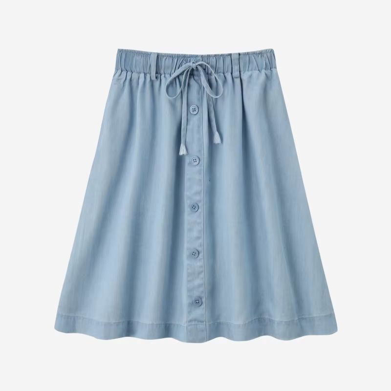 Embroidered Denim Collection – Short Skirt