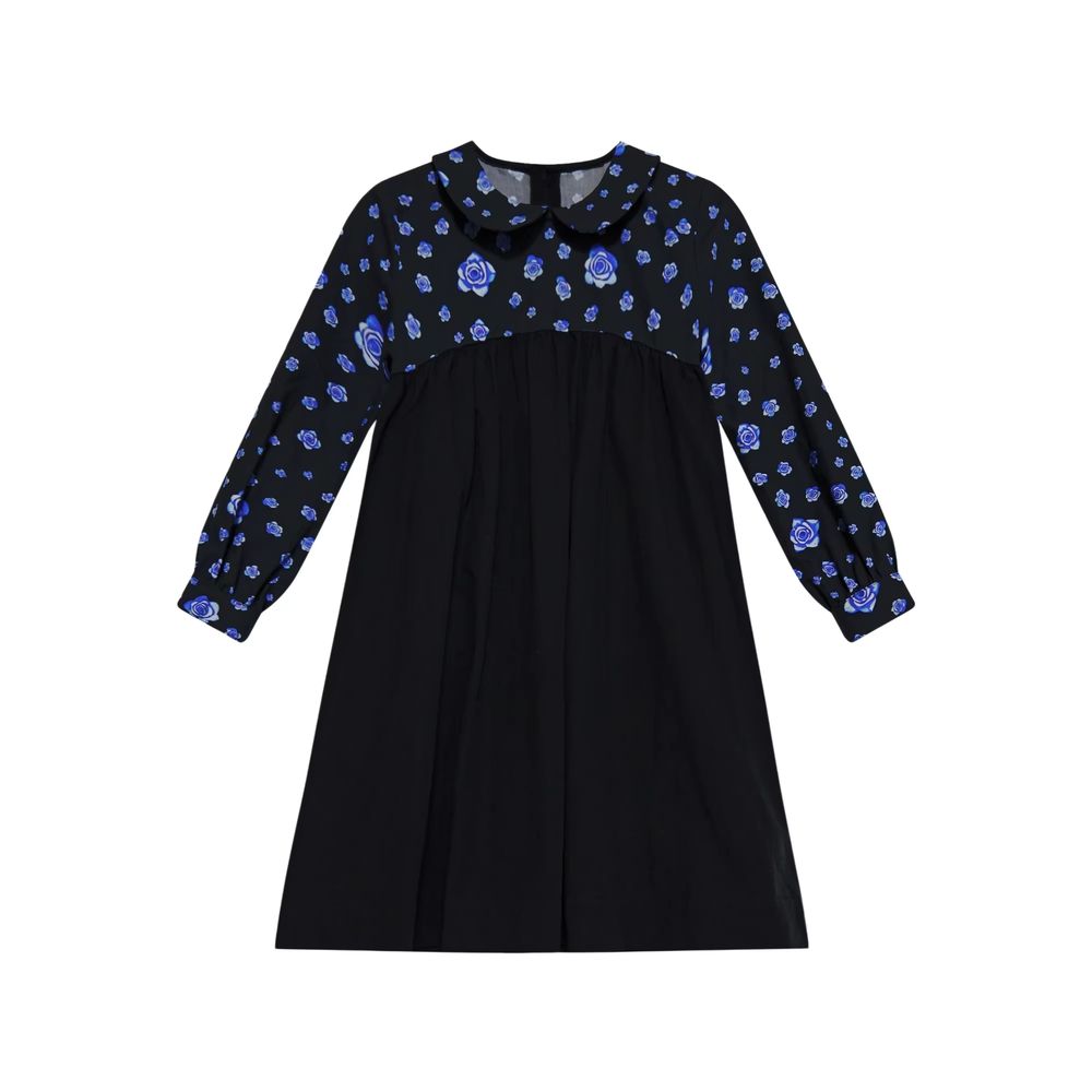 Elegant Blue Floral Collection – Girls Dress – Barcali AW26