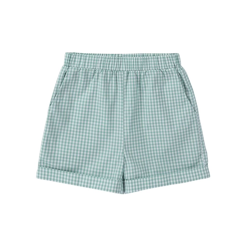 Sage Collection – Boys Gingham Shorts