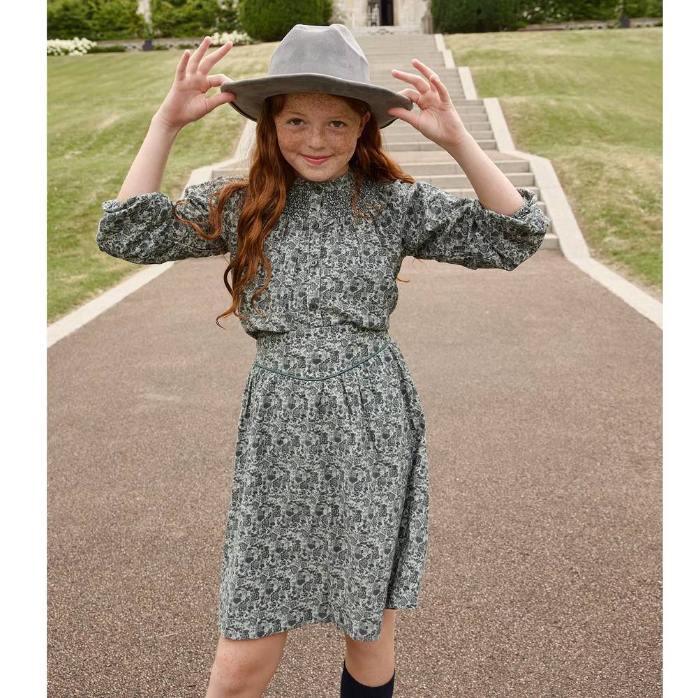 Forest Collection – Corduroy Print Dress