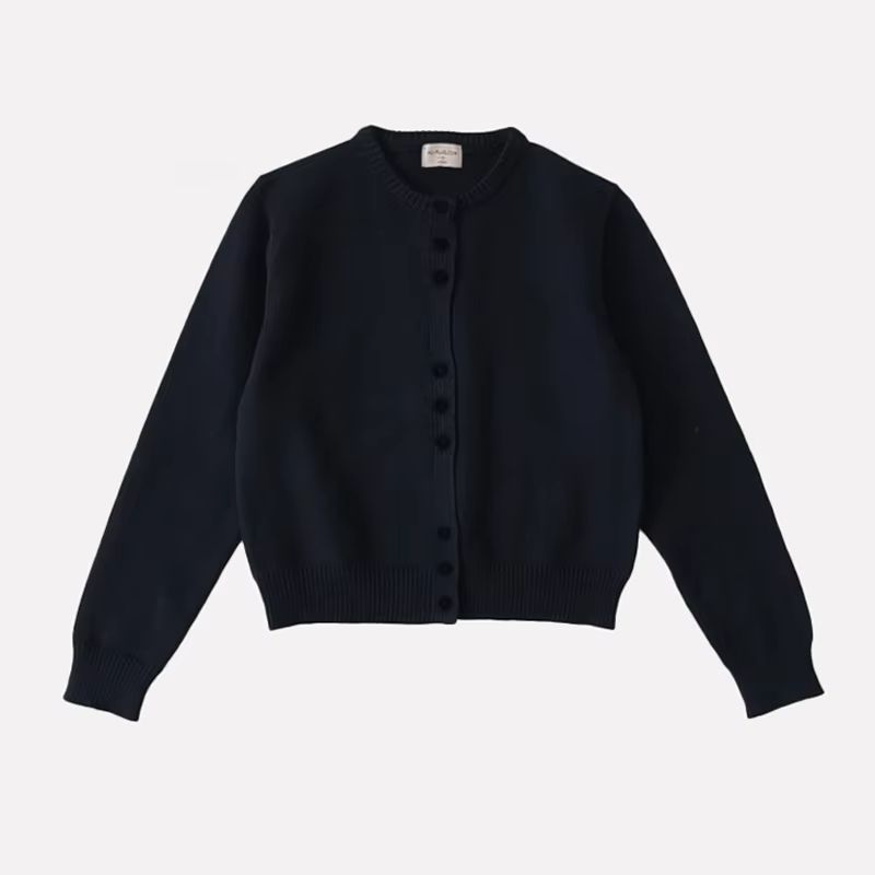 Midnight Tweed girl knit cardigan – Ali Plus AW26
