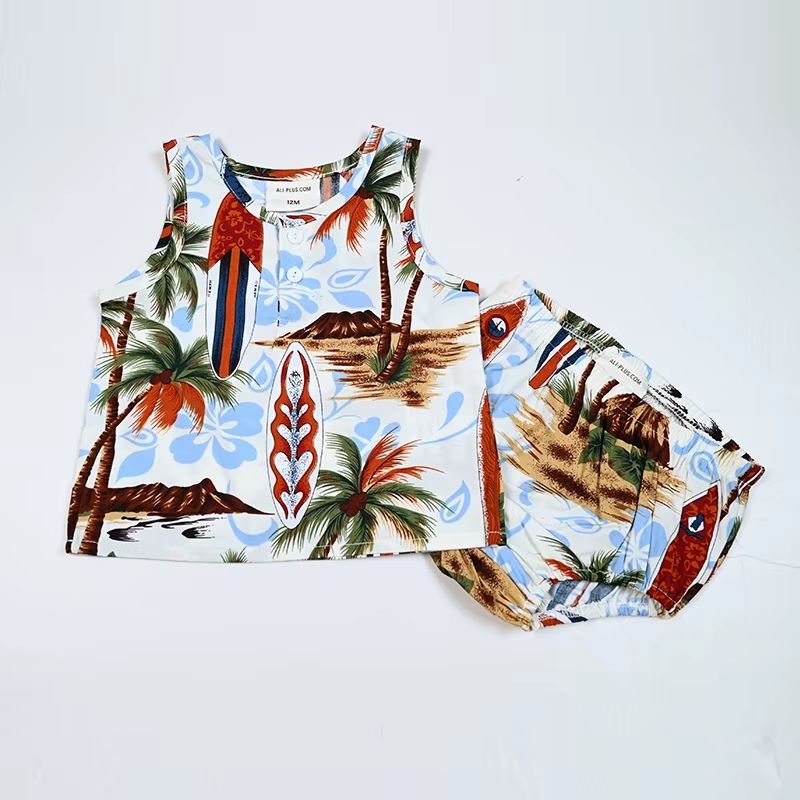 Red Denim Collection – Boy Shirt And Brief