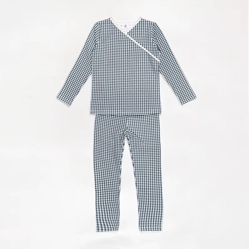 The Gingham Loungewear – Blue Plaid Pjs
