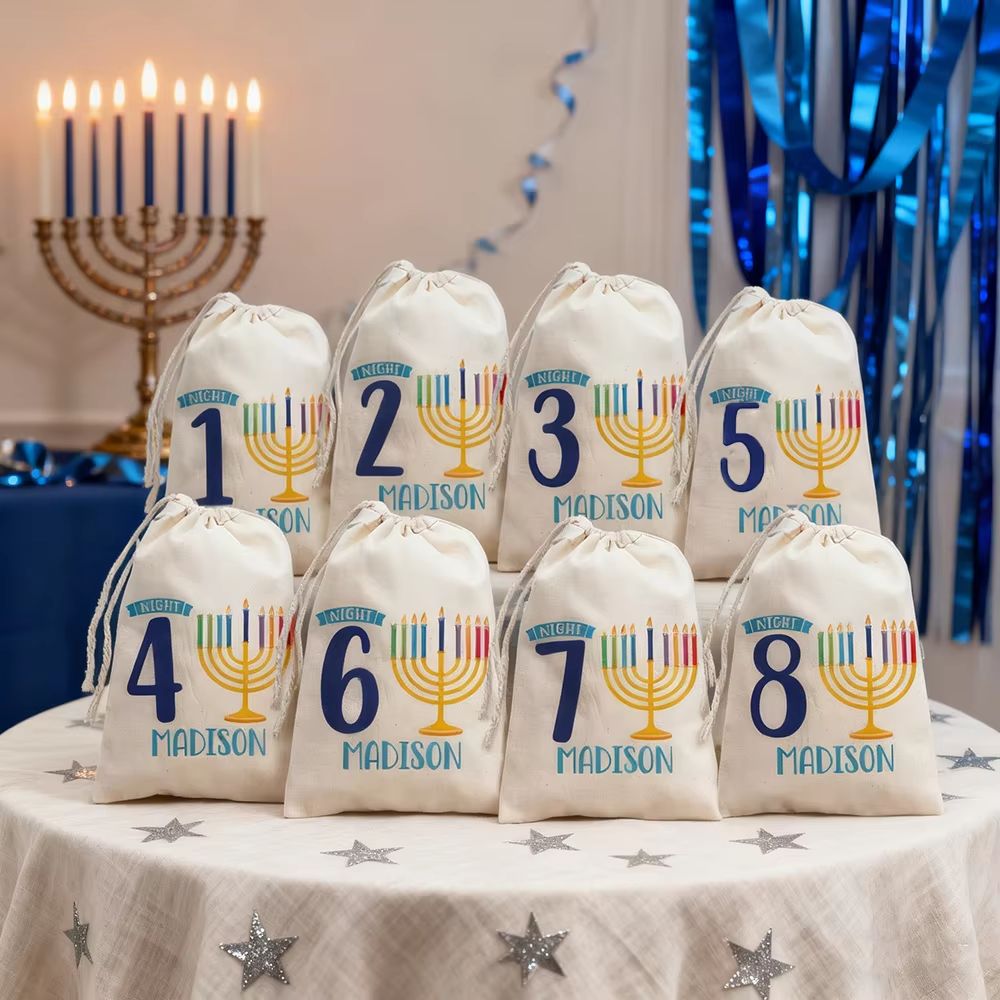 Personalised 8 Nights Gift Bags