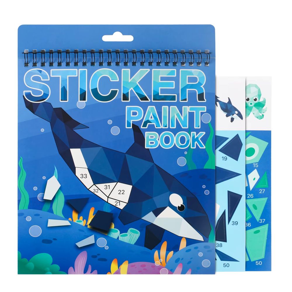 Sticker-by-Number Activity Book – Ocean