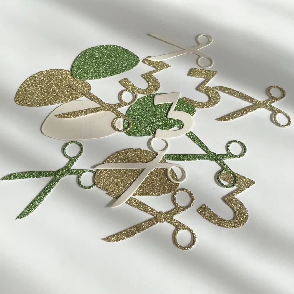 Green & Gold Upsherin Confetti