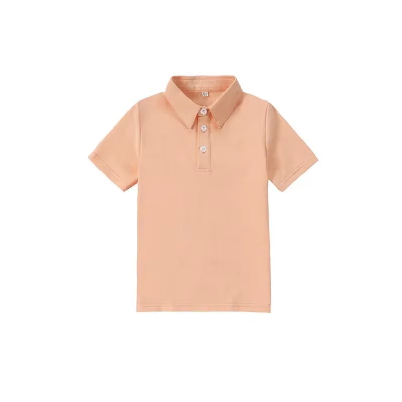 Spring Orange Cotton Solid – Orange Boy Shirt