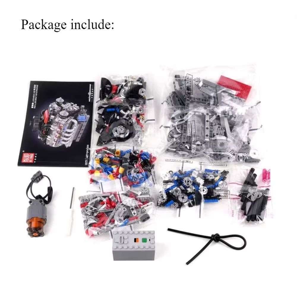 Motorised V8 Engine Model Kit