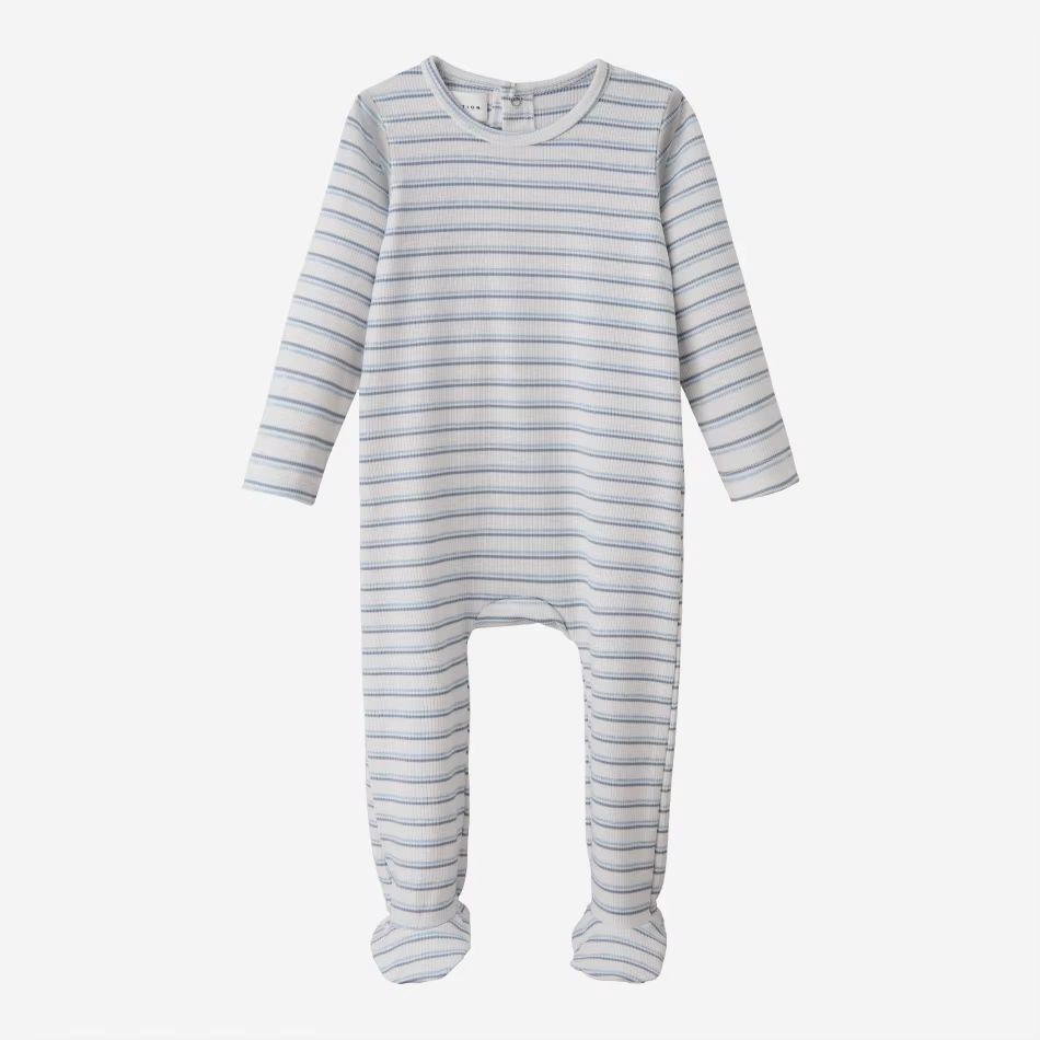 Print Lemon Collection – Blue Stripe Romper