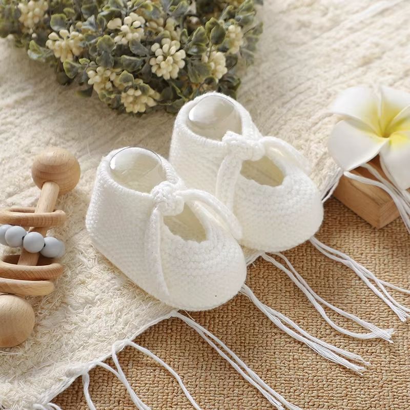 Newborn Baby Shoes Knitted Infant Boy Girl Footwear