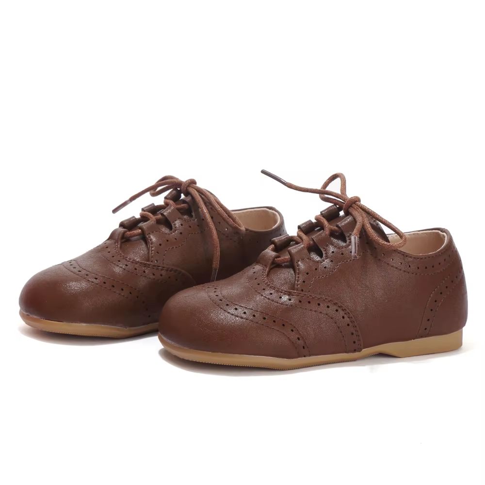 Brown Leather Shoes – Style 1 – Ali Plus AW26