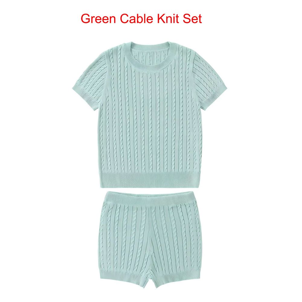 Sage Collection – Green Knitting Set