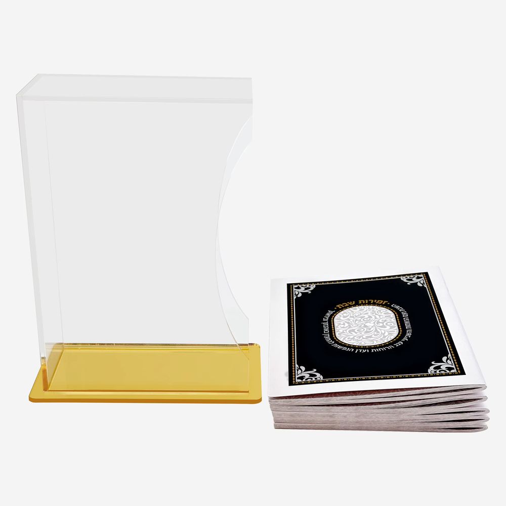 Acrylic Zemiros Box & Booklet Set