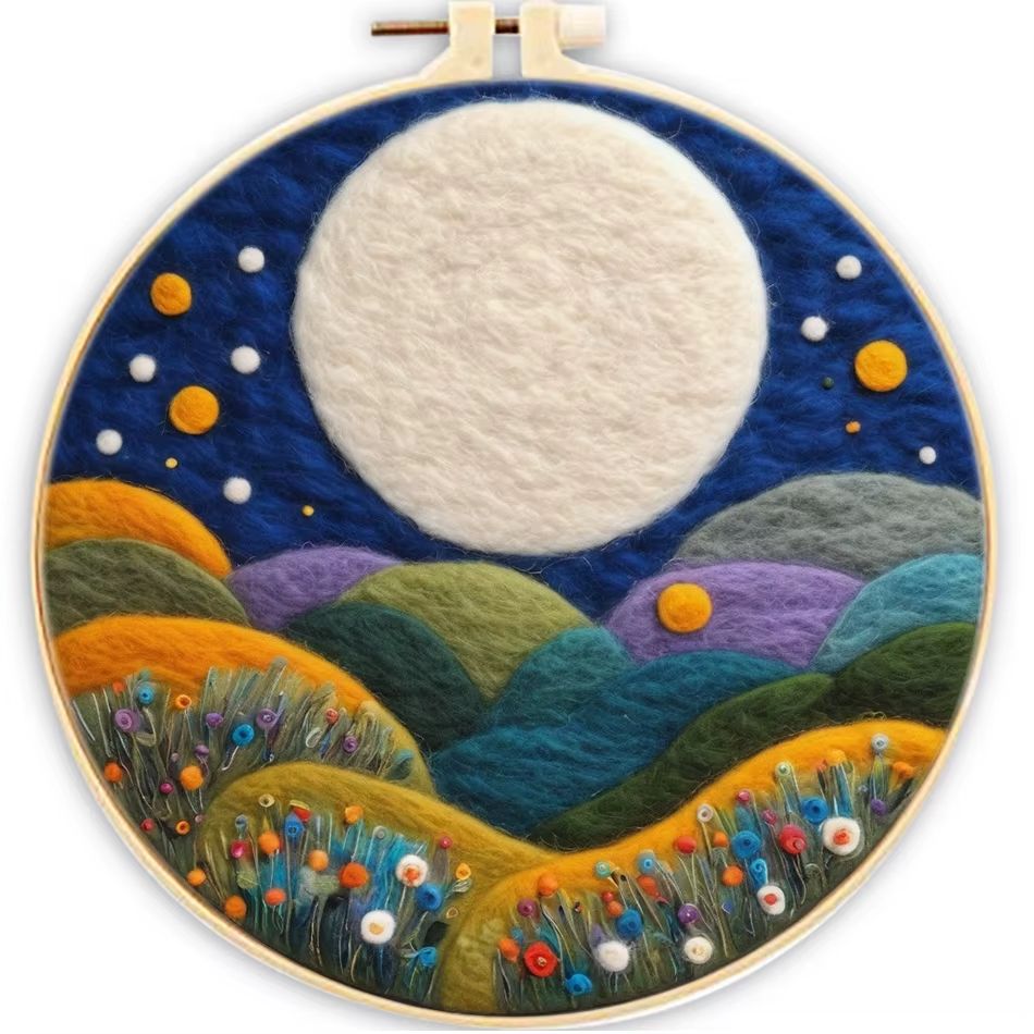 Landscape Wool Felting Kit – Design 369