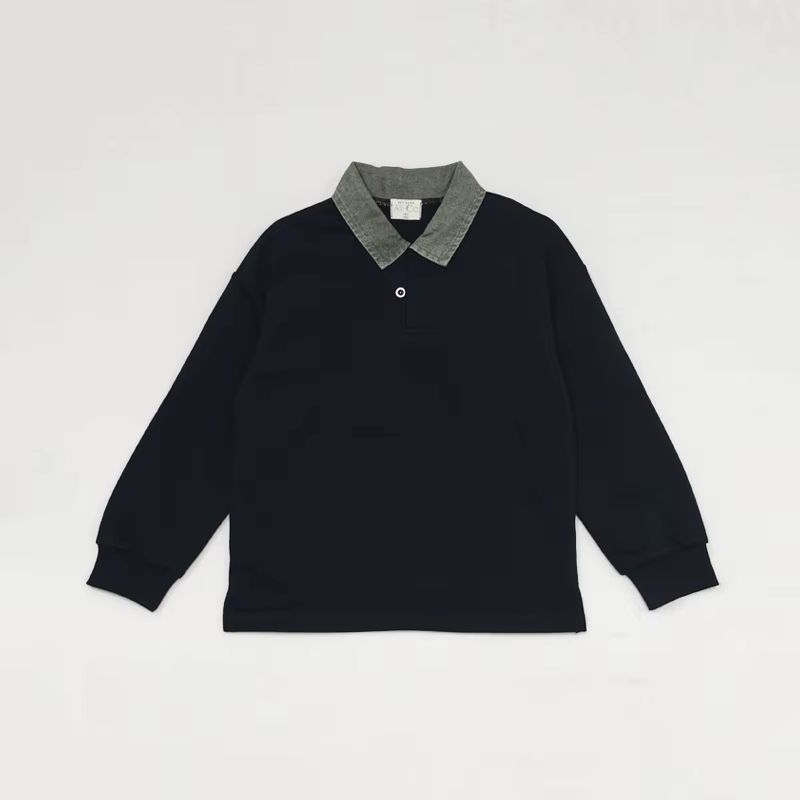 Denim Dash Green-Collar Polo Top – Ali & Co Denim Dash AW26