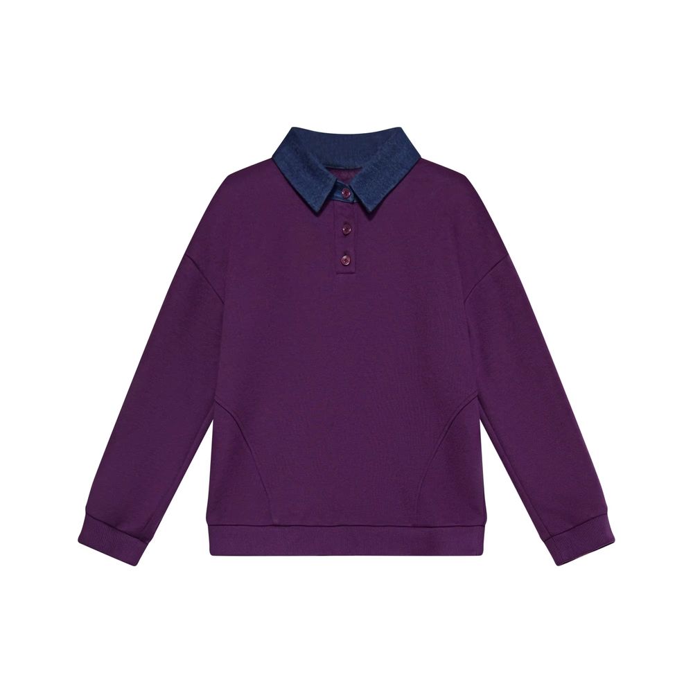 Denim Collar Collection – Girls Sweatshirt – Ali Mali AW26