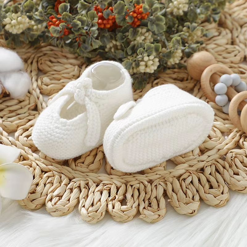 Newborn Baby Knit Sock Shoes