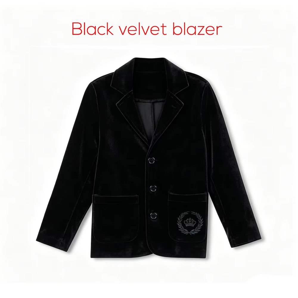 Black – Black Velvet Blazer – Ali Picks AW26