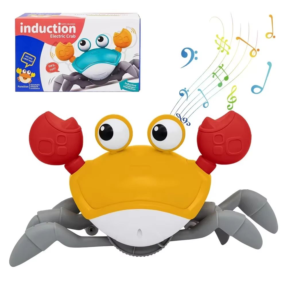 Crawling Crab Toy – Orange