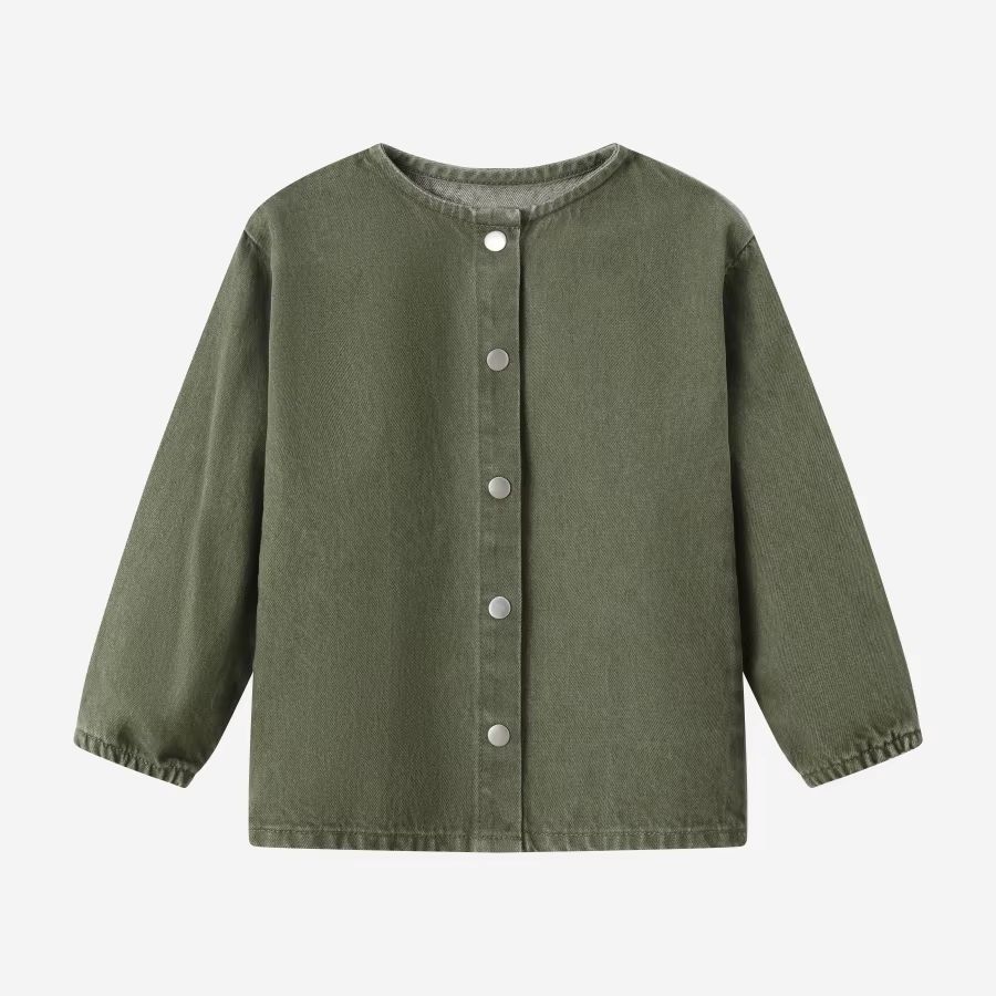 Retro Green Denim Collection – Baby Shirt