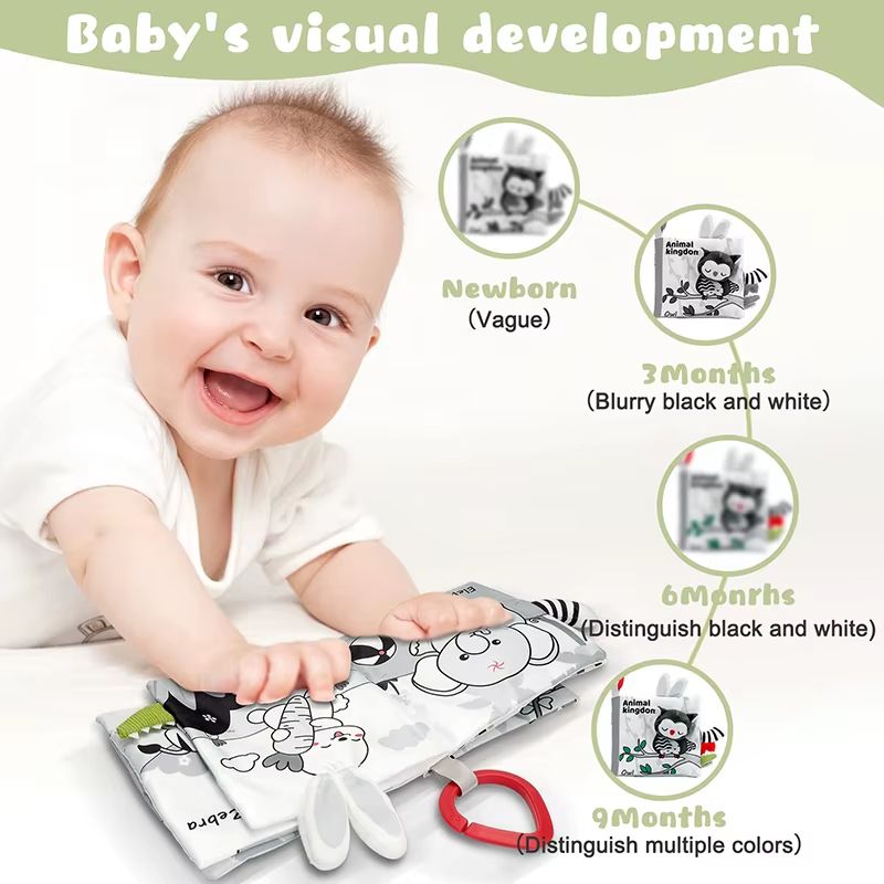 Black & White Sensory Cloth Book