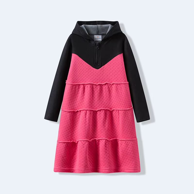 Colorburst Cozies Hooded Set – Pink Dress