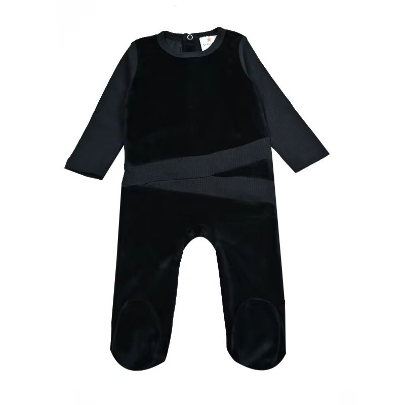 The Shabbos Lounge Suite in Black – Black Boy Romper