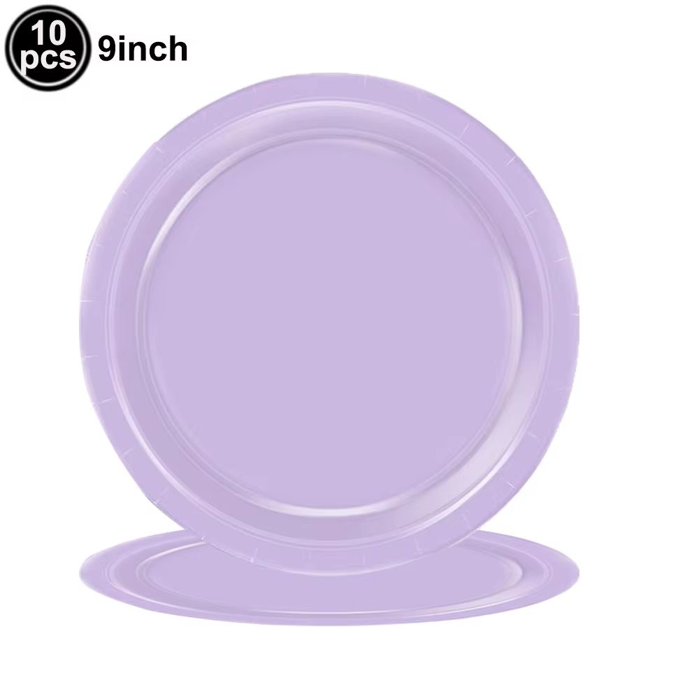 Purple 9-Inch Party Plates