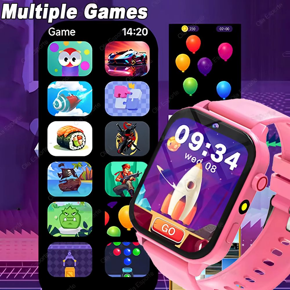 Kids’ Game Smartwatch – Blue