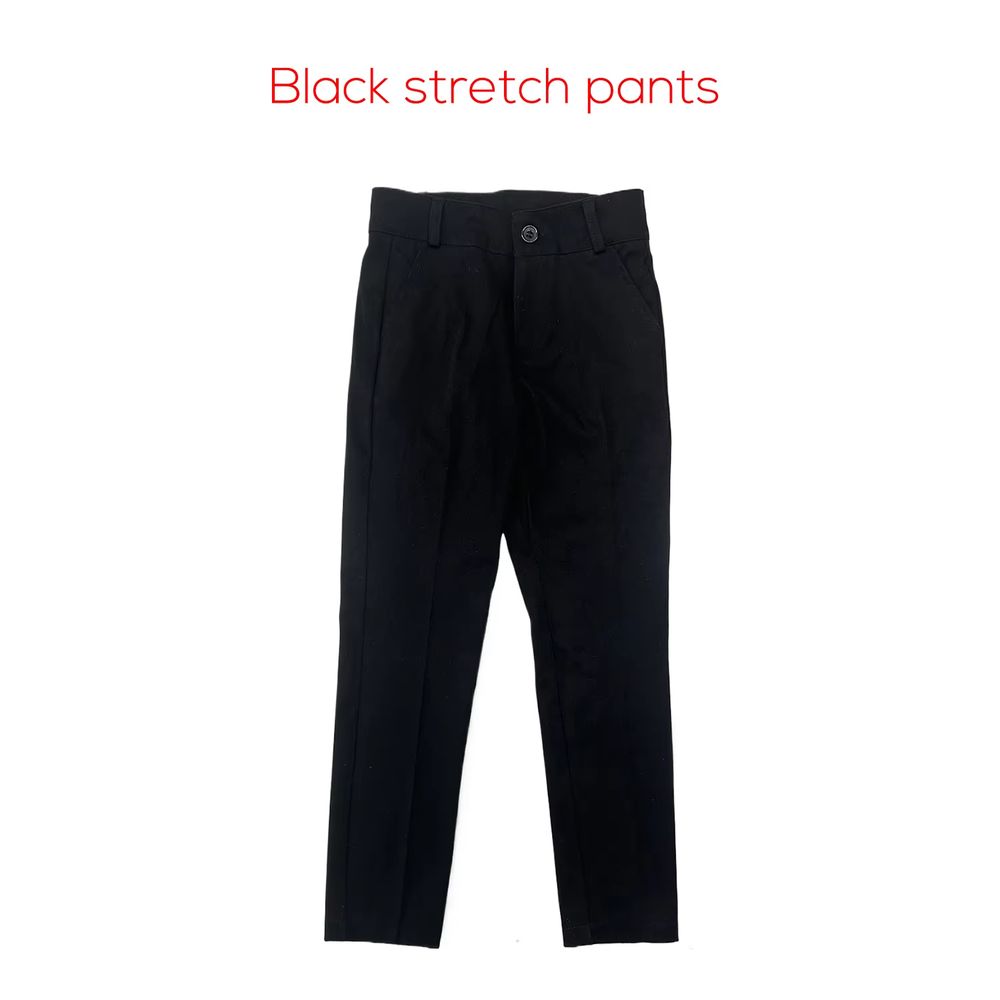 Black – Black Stretch Pants – Ali Picks AW26