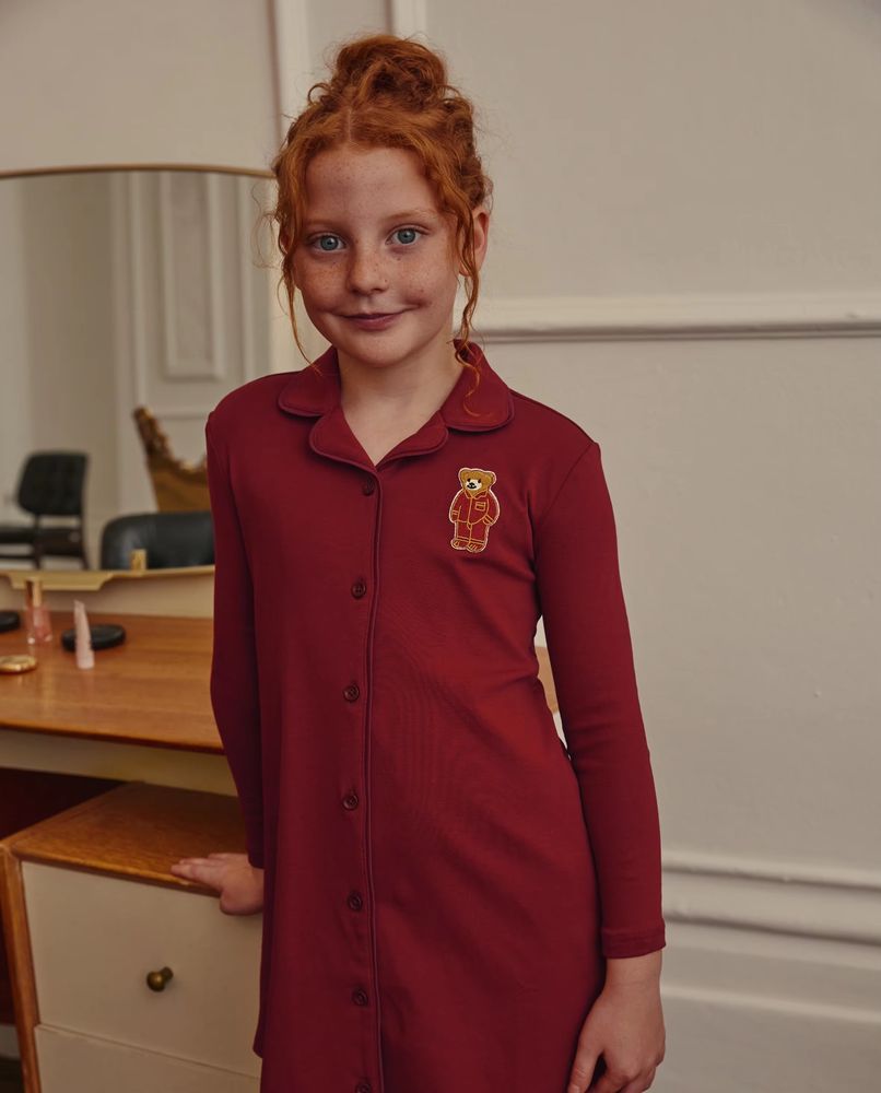 Teddy Loungewear Collection – Girl Red Set