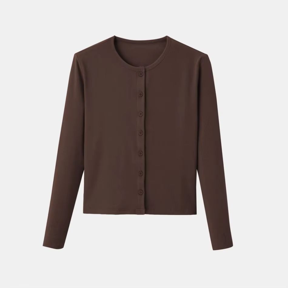 Pinstripe Collection – Brown Cardigan – Ali Specials AW26