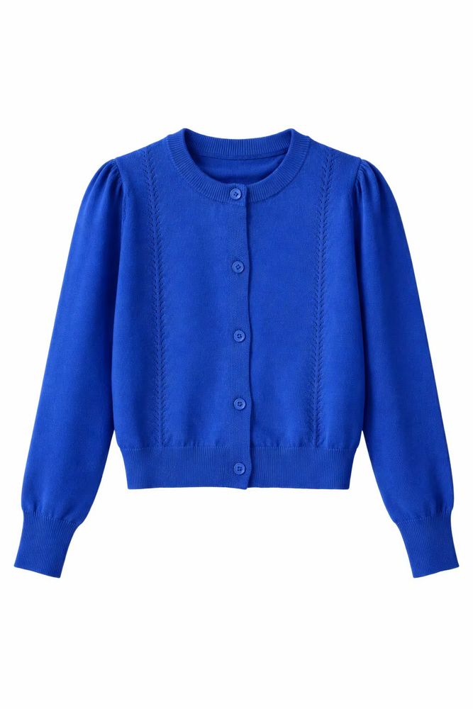 Smocking Floral Collection – Girl Cardigan
