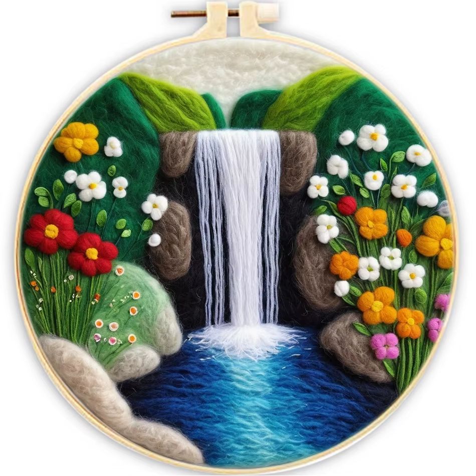 Landscape Wool Felting Kit – Design 512