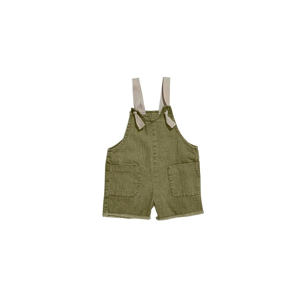 Washed Green Denim Fringe Collection – Baby Boy