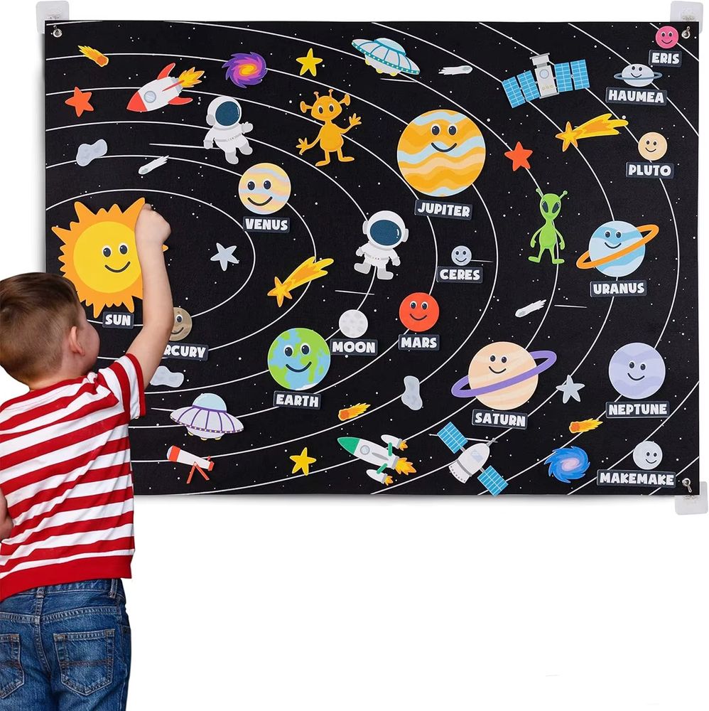Felt Story Board – Solar system