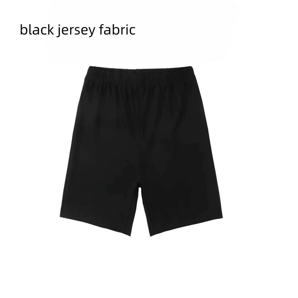 Friday Night Pinstripe Collection – Black Jersey Shorts