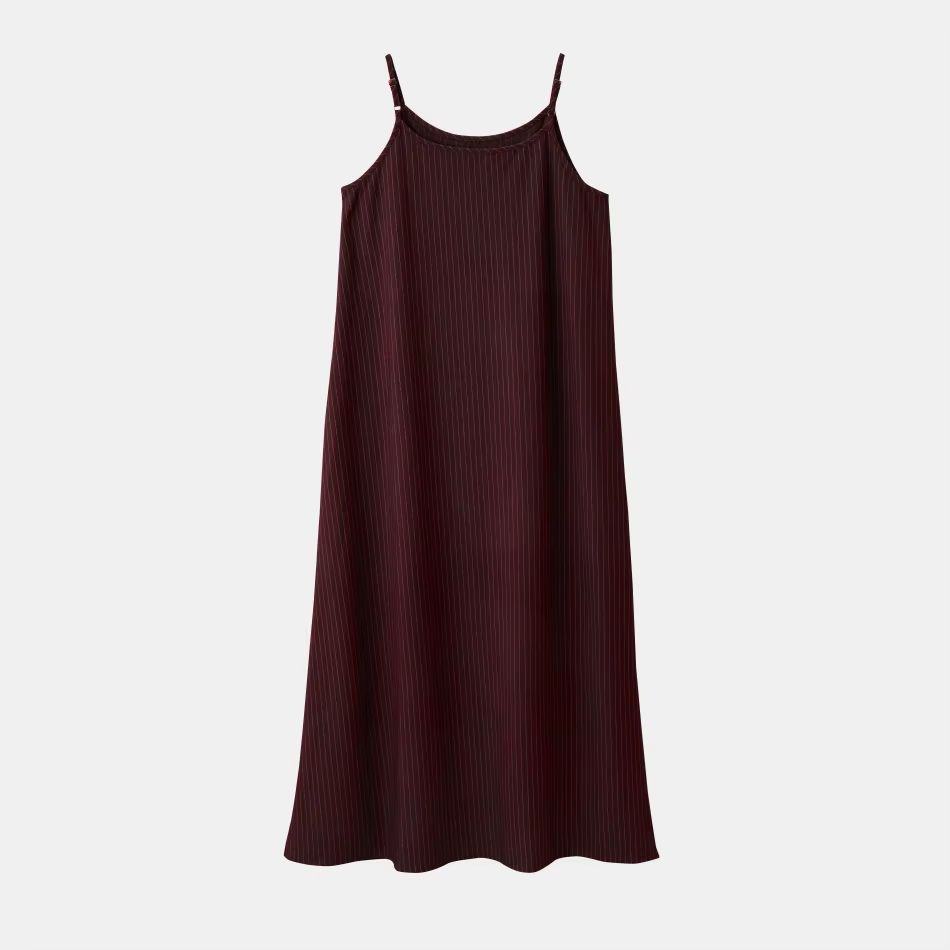 Pinstripe Collection – Burgundy Dress – Ali Specials AW26