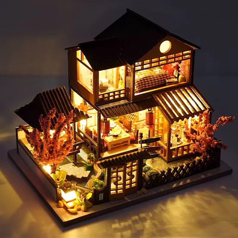 DIY Wooden Dollhouse Kit