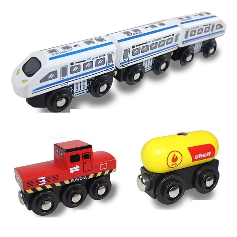 Wooden Magnetic Train