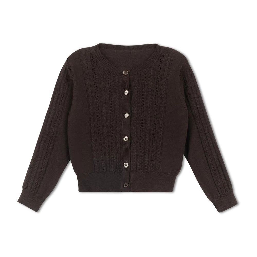 Charlotte Brown Girls Cardigan – Ali Picks AW26
