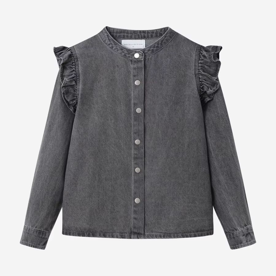 Grey Denim Collection – Girls Shirt