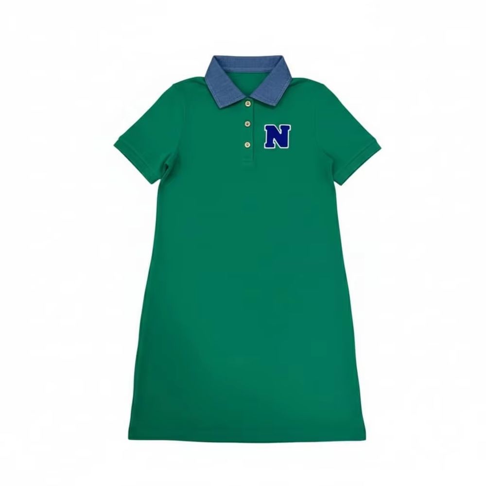 Mali's Ss Green Polo Collection – Short Sleeve Dress